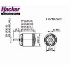 Hacker Motor A30-10 XL V4 177g brushless outrunner