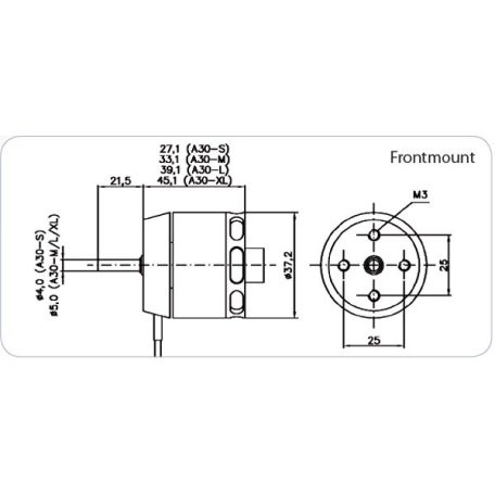 Hacker Motor A30-22 S V2 BL outrunner