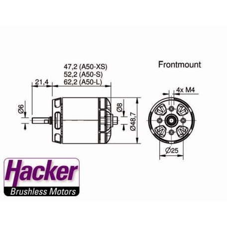 Hacker Motor A50-14s V3 345g