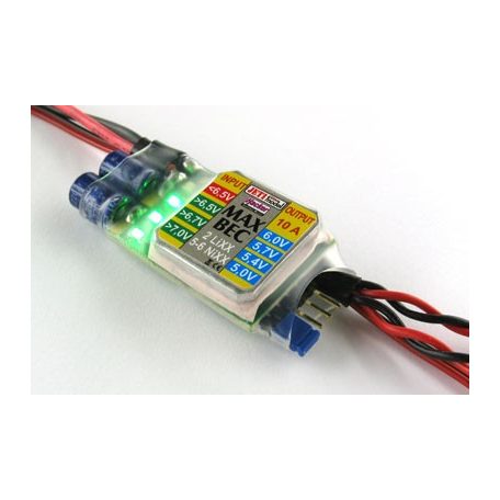 MAX BEC - 2s Lixx -> 5,0-7,0V max. 10A 28g - Jeti 