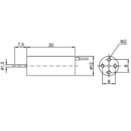 Hacker Brushless Inrunner Motor E10-28L - 5500 KV - 14g