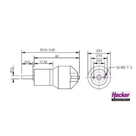 A10-13L + 4,4:1 - Hacker Motor