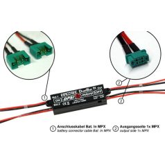 DPSI Micro DualBat 5.9V/7.2V 2x MPX -> 1xMPX