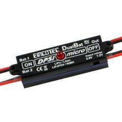   DPSI Micro DualBat 5.5V/5.9V 2xMPX -> 2xJR/UNI - Tápegység