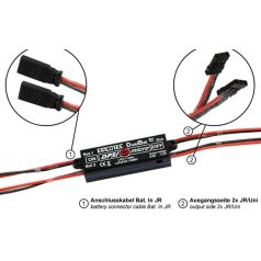   DPSI Micro DualBat 5.9V/7.2V F3A Edition JR/Futaba - 2xJR/Futaba - Power Supply