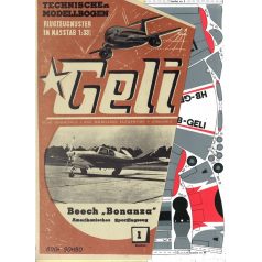 Beech Bonanza papír repülő Geli #01