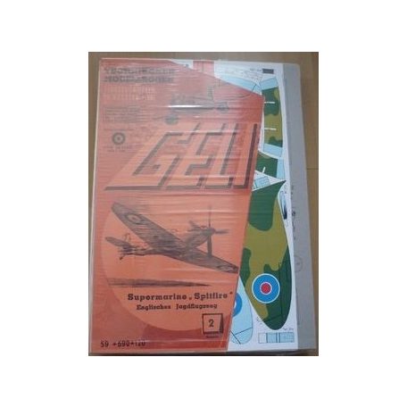 Supermarine Spitfire papír repülő Geli #2