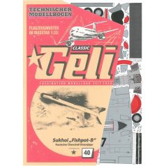 Sukhoi Fishpot B  papír repülő Geli #40