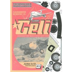 Junkers Ju 52  papír repülő Geli #63