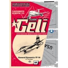 General Dynamics YF-16  papír repülő Geli #64
