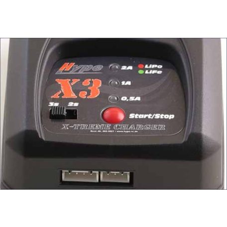 Töltő X3 AC 220-240V 2-3s Lipo 500-2000mAh -> XH - Hype
