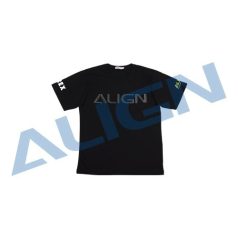 T-Shirt Align fekete "ALIGN" (M / XL)