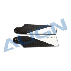 T-Rex 500 Tail Rotor Carbon black & white 70 mm - 2x - Align
