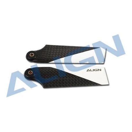 T-Rex 700 DFC Carbon Fiber Tail Blades black+white - Align