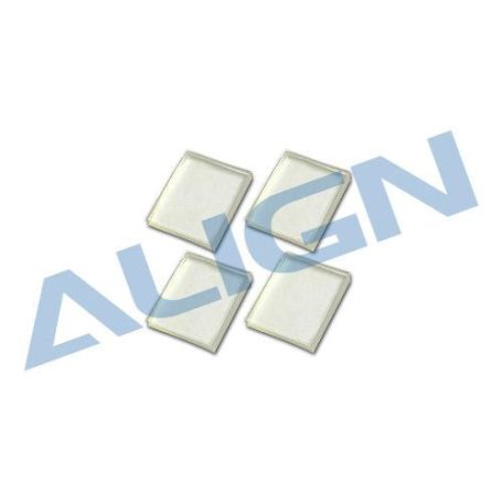Selfadhesive doublesided GEL pads - 15mm x 12mm x 2mm - 4x