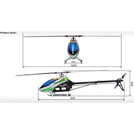 T-REX 500EFL Dominator Top Super Combo (DS530M/DS535M) - Align