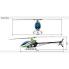 T-REX 500X Dominator Top Super Combo (DS530M/DS535M) - incl. flybarless system - Align