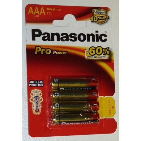 Elem Panasonic Pro Power AAA 1,5 v alkáli 4db