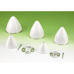 Glasfaser-Alu Spinner d: 125mm  - weiß - TopModelCZ