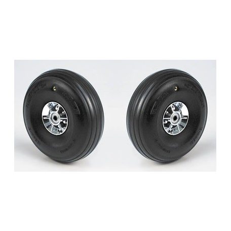 Wheels super light with valve, rims and delrin-bearing - 100 mm - Kavan - 2x