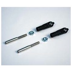 Ball link M2-56 + coupler ø 2,2mm - 2 pcs 