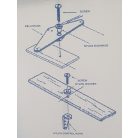 Bellcrank nylon 56 mm - 1 pc