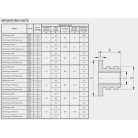 Mounting nut ALU - M6