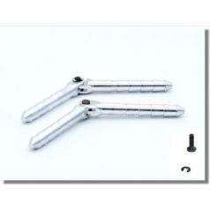 Hengerzsanér ALU 4,5 x 70 mm - leszerelhető változat - 2x