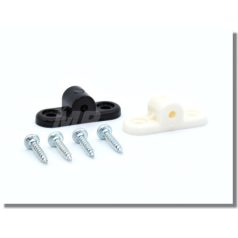 Orrfutómű rögzitő nylon fekete d: 4,0 mm - 2x - MPJET