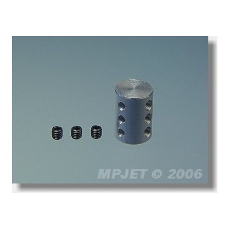 Pushrod connector "Tripple" Alu 3 holes dia Ø 2,0 mm - MPJET - 1 x