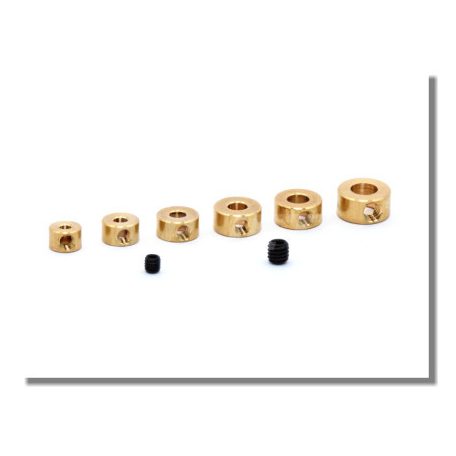 Rögzítő gyűrű - sargarész - tengely d: 4,0mm - 4x