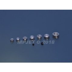 Rögzítő gyűrű - zárt - tengely d: 5,0mm - 4x