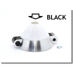   Spinner COOL Set Ø 40mm + Motorwellenadapter Ø ..... mm - schwarz - MPJET