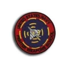 Embroidered Iron-on Patch "Fighter Weapons School"