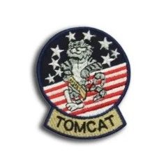 Embroidered Iron-on Patch "Tom Cat"