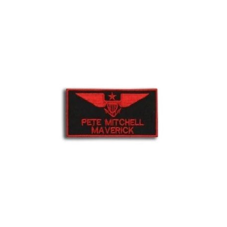 Embroidered iron-on patch "Pete Mitchell"