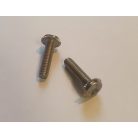 Recézett csavar M4 x 17 mm, rozsdamentes acél - 10 db