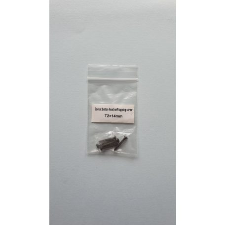 Lemezcsavar 2 x 14 mm - D-fejű imbusz csavar - 5x