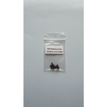 Deck screw 2.5 x 6 mm - pan headed phillips screw - 5x