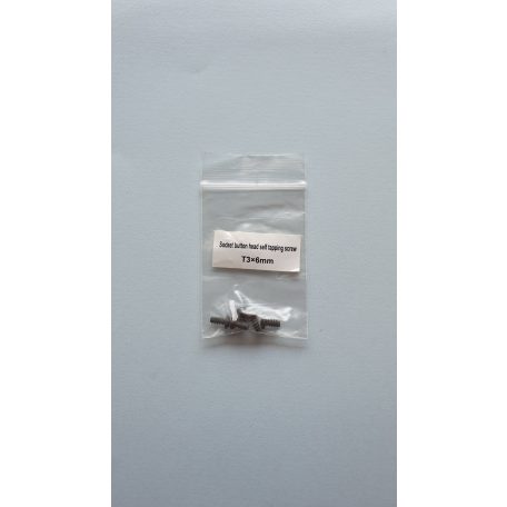 Deck screw 3 x 6 mm - pan headed allen screw - 5x