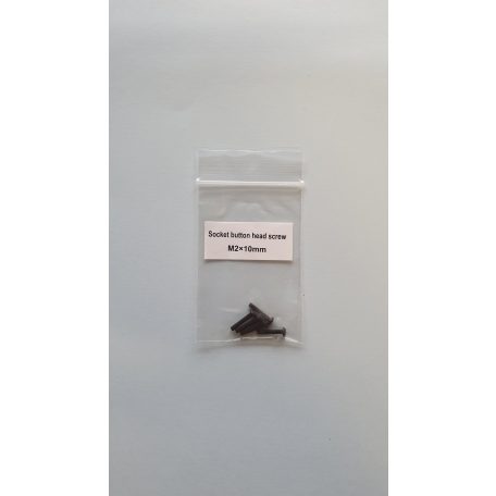 Műszercsavar M2 x 10 mm - domborúfejű belső kulcsnyílású - 5x