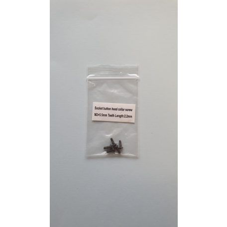 Műszercsavar M2 x 5.5 mm - imbusz csavar - 5x