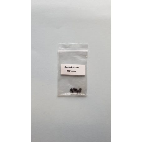 Műszercsavar M2 x 4 mm - imbusz csavar - 4x