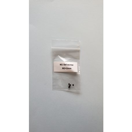 Műszercsavar M2 x 2 mm - hernyócsavar - 5x