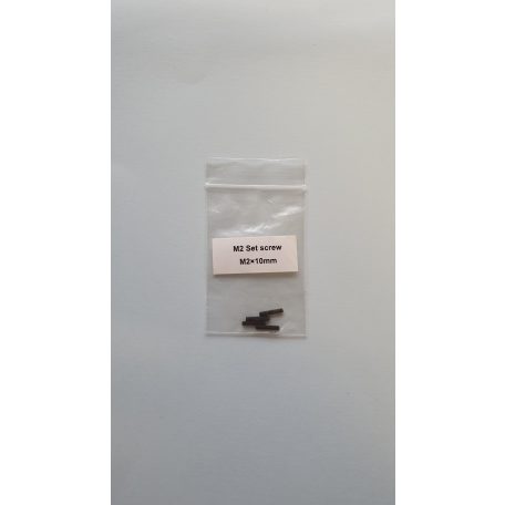 Műszercsavar M2 x 10 mm - hernyócsavar - 4x