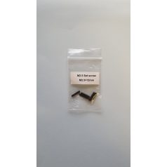 Műszercsavar M2.5 x 12 mm - hernyócsavar - 5x
