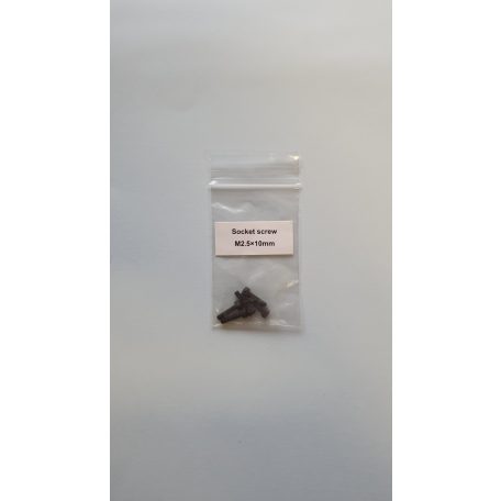 Műszercsavar M2.5 x 10 mm - imbusz csavar - 5x