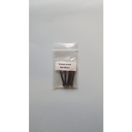 Machine screw M3 x 26 mm - allen screw - 5x