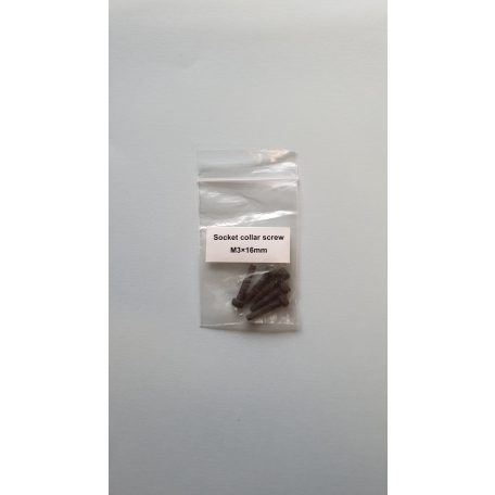 Machine screw M3 x 16 mm - allen screw - 5x