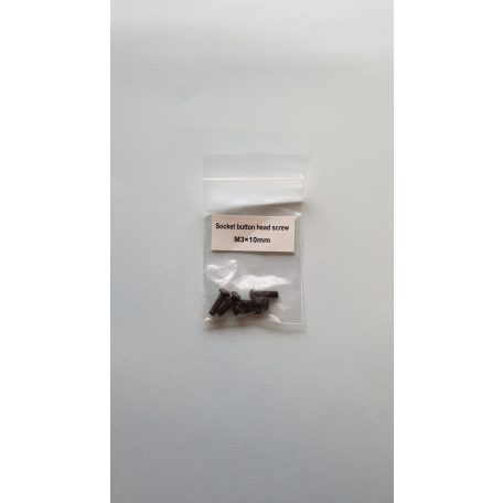 Machine screw M3 x 10 mm - pan headed allen screw  - 5x